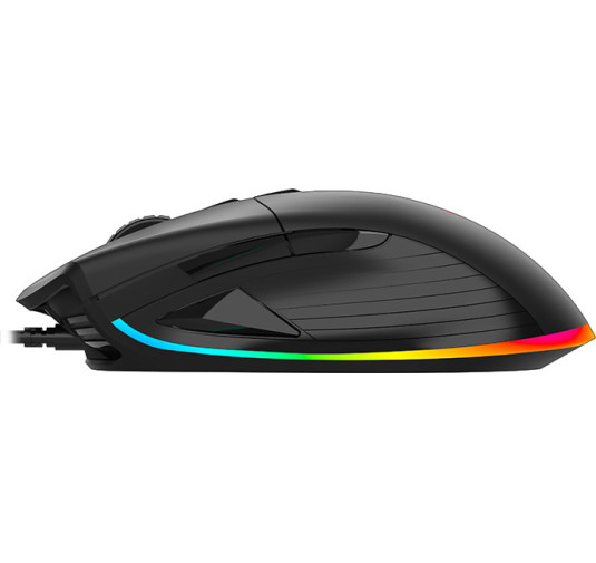 SOURIS GAMER AQIRYS ACRUX - Filaire RGB - 10000 ppp, Black