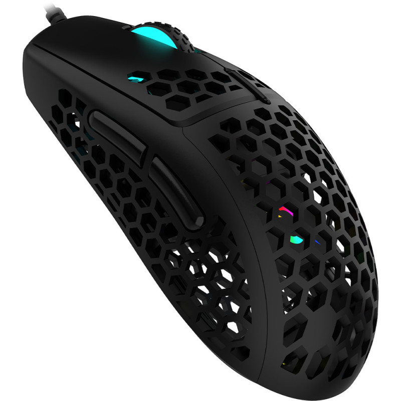 SOURIS GAMER AQIRYS DORADUS - Filaire RGB - 12000 ppp, Black