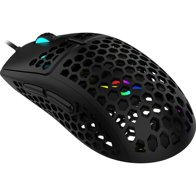 SOURIS GAMER AQIRYS DORADUS - Filaire RGB - 12000 ppp, Black