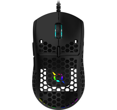 SOURIS GAMER AQIRYS DORADUS - Filaire RGB - 12000 ppp, Black