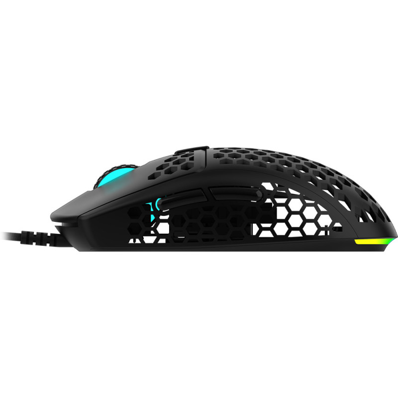 SOURIS GAMER AQIRYS DORADUS - Filaire RGB - 12000 ppp, Black