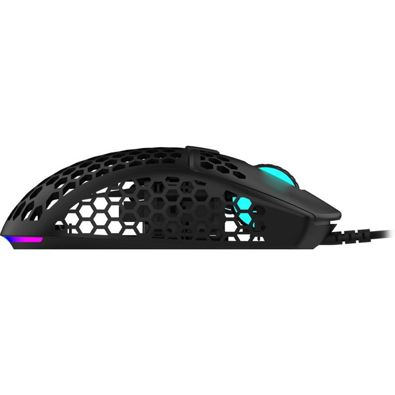 SOURIS GAMER AQIRYS DORADUS - Filaire RGB - 12000 ppp, Black