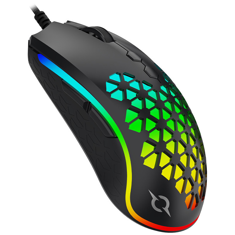 SOURIS GAMER AQIRYS POLARIS WIRED - Filaire RGB - 19000 ppp, Black - Scoop  gaming