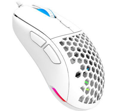 SOURIS GAMER AQIRYS TGA WIRED - Filaire RGB - 16000 ppp, White