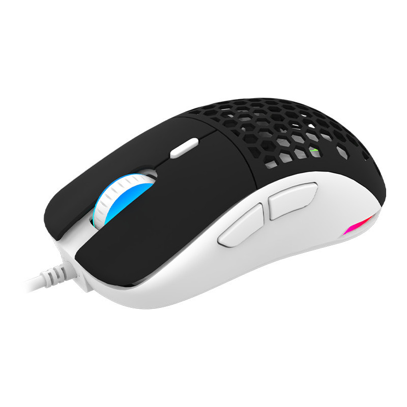 SOURIS GAMER AQIRYS TGA WIRED - Filaire RGB - 16000 ppp, White