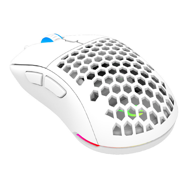 SOURIS GAMER AQIRYS TGA WIRED - Filaire RGB - 16000 ppp, White