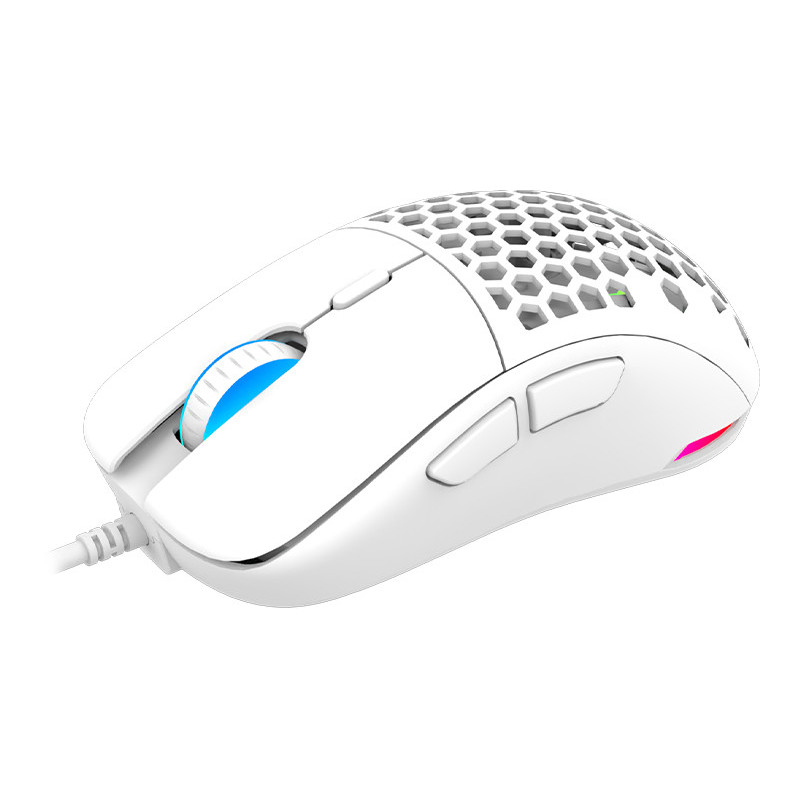 SOURIS GAMER AQIRYS TGA WIRED - Filaire RGB - 16000 ppp, White