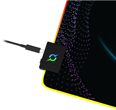 Tapis de Souris Gamer AQIRYS ECLIPSE Medium RGB