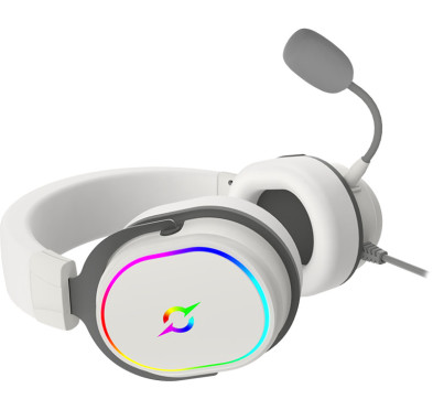 Casque Micro GAMER AQIRYS ALTAIR WHITE - Filaire