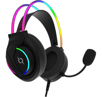 Casque Micro GAMER AQIRYS CYGNUS - Filaire -  Black