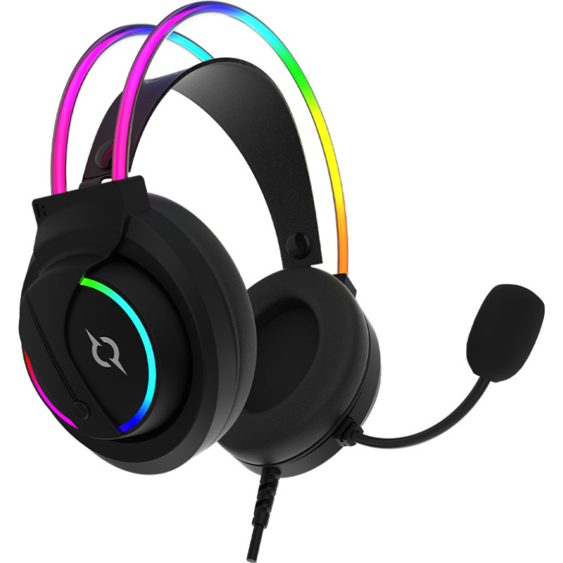 Casque Micro GAMER AQIRYS CYGNUS - Filaire -  Black