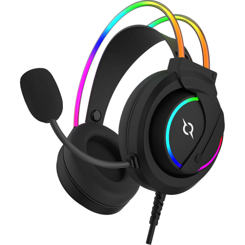 Casque Micro GAMER AQIRYS CYGNUS - Filaire - Black - Scoop gaming