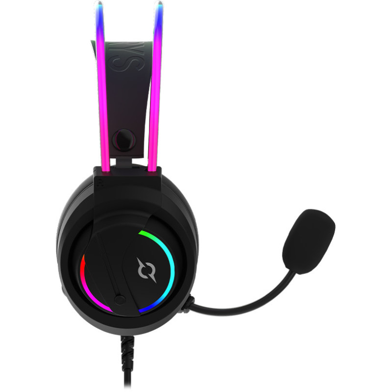 Casque Micro GAMER AQIRYS CYGNUS - Filaire -  Black