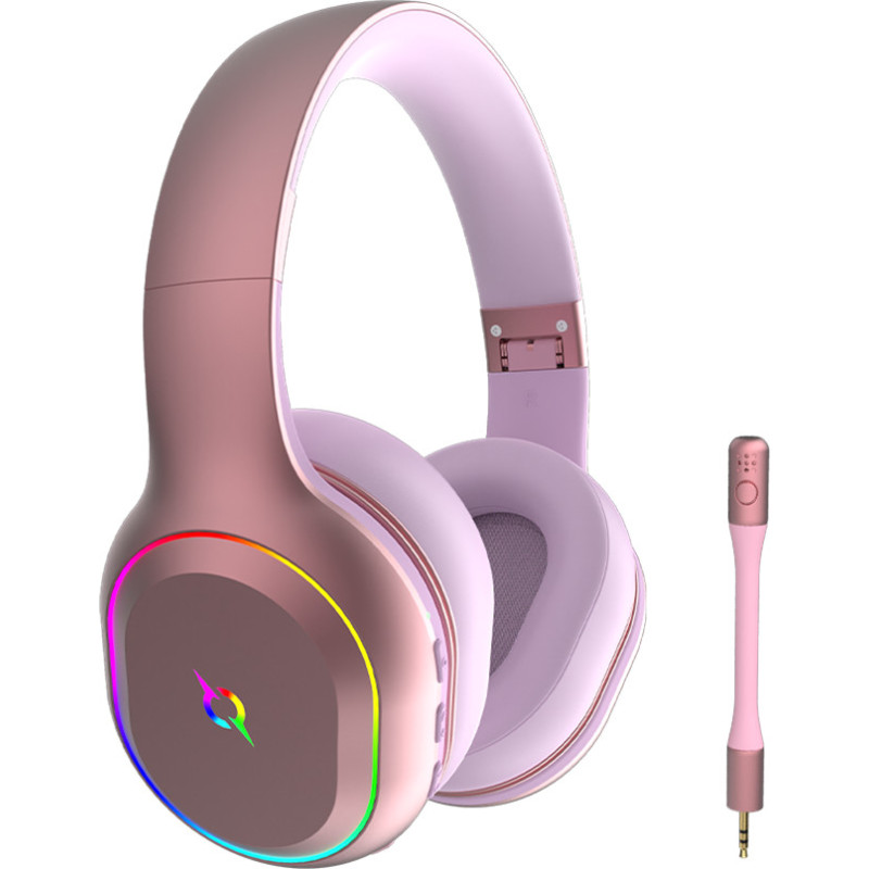 Casque Micro GAMER AQIRYS LYRA - Double mode -  PINK