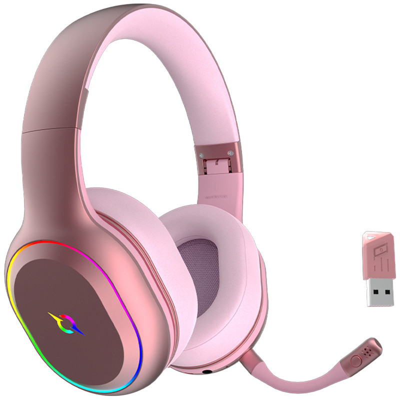 Casque Micro GAMER AQIRYS LYRA - Double mode -  PINK