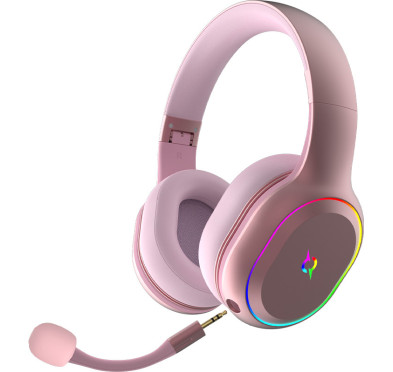 Casque Micro GAMER AQIRYS LYRA - Double mode -  PINK
