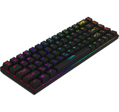 Clavier Mécanique AQIRYS MIRA, 100% Anti-ghosting, RGB -Black