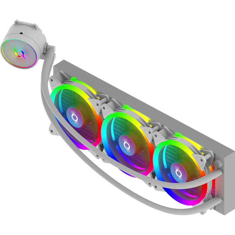 Refroidisseur de processeur AQUARIUS 360 AIO ARGB -White Refroidisseur de processeur AQUARIUS 360 AIO ARGB -White