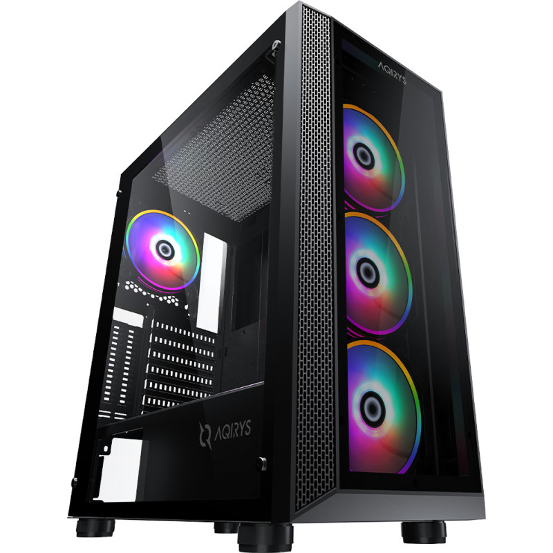 Boitier PC AQIRYS RIGEL 4 fans ARGB -Black Boitier PC AQIRYS RIGEL 4 fans ARGB -Black