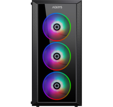 Boitier PC AQIRYS RIGEL 4 fans ARGB -Black