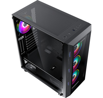 Boitier PC AQIRYS RIGEL 4 fans ARGB -Black