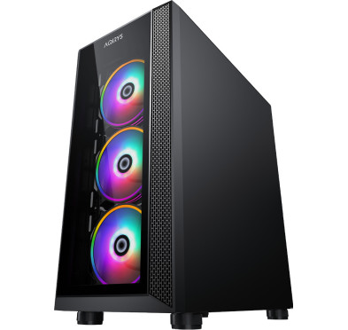 Boitier PC AQIRYS RIGEL 4 fans ARGB -Black