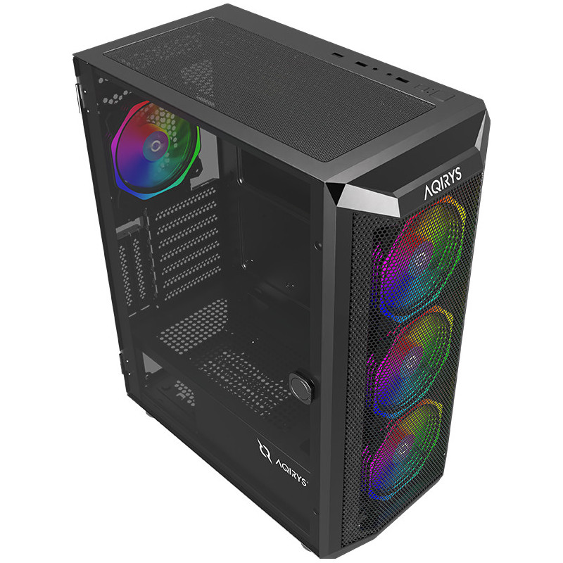 Boitier AQIRYS NAOS 4 fans, ATX, ARGB -Black Boitier AQIRYS NAOS 4 fans, ATX, ARGB -Black