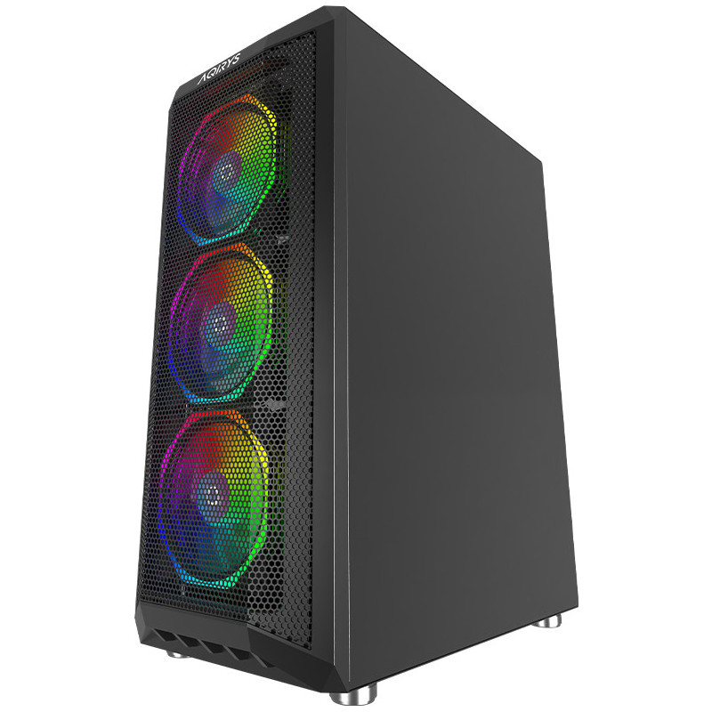 Boitier AQIRYS NAOS 4 fans, ATX, ARGB -Black Boitier AQIRYS NAOS 4 fans, ATX, ARGB -Black