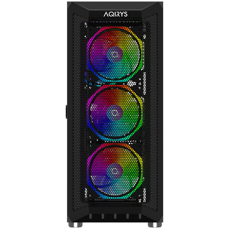 Boitier AQIRYS NAOS 4 fans, ATX, ARGB -Black