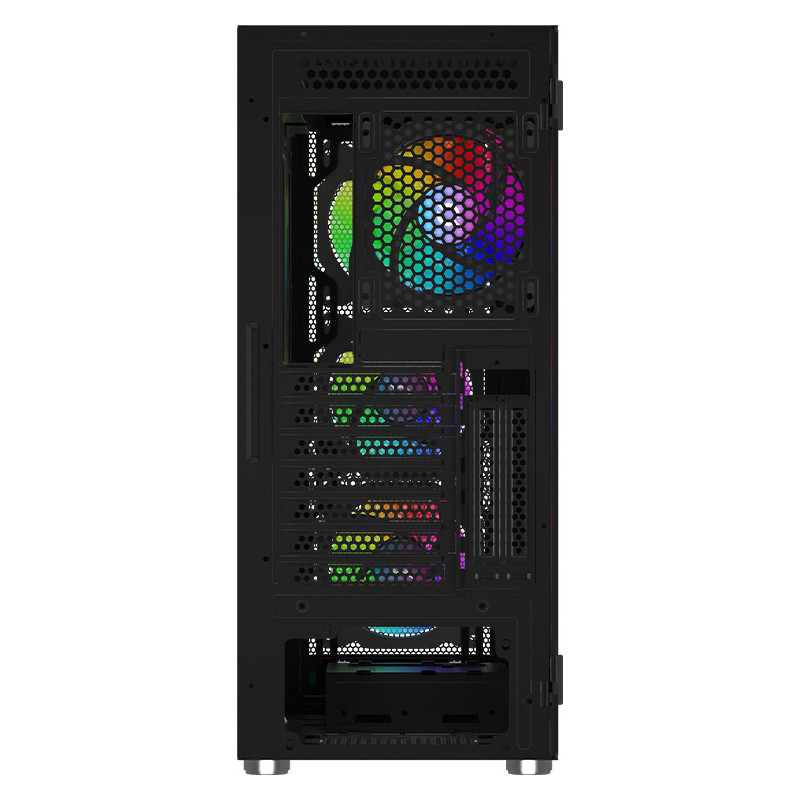 Boitier AQIRYS NAOS 4 fans, ATX, ARGB -Black Boitier AQIRYS NAOS 4 fans, ATX, ARGB -Black