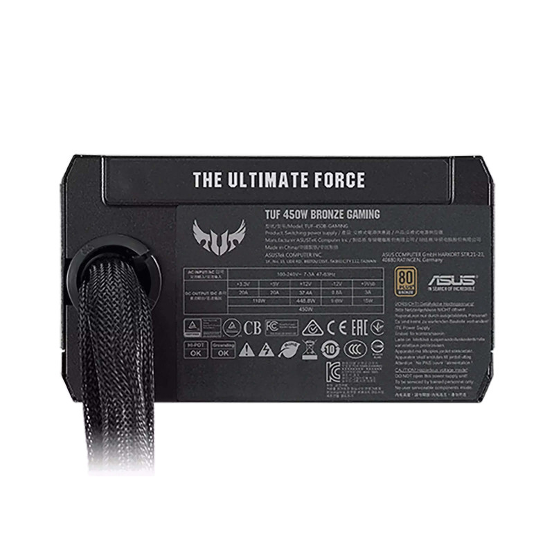 ALIMENTATION ASUS TUF GAMING 450W 80+ BRONZE ALIMENTATION ASUS TUF GAMING 450W 80+ BRONZE