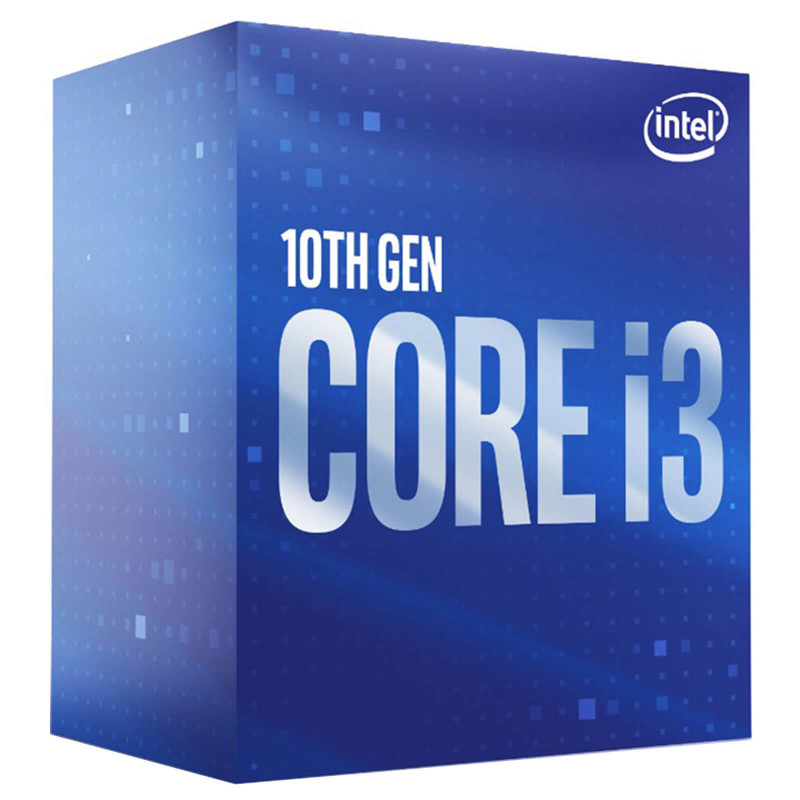 Processeur Intel® Core™ I3-10100, 4 Cores, 6Mo Cache, up to 4.30 GHz Processeur Intel® Core™ I3-10100, 4 Cores, 6Mo Cache, up to 4.30 GHz