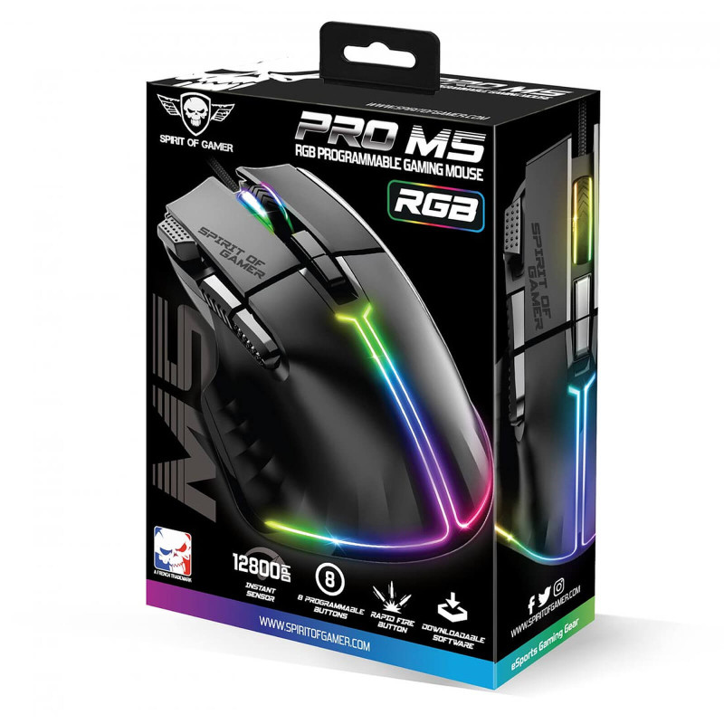 souris Gaming Spirit of Gamer PRO M5 RGB