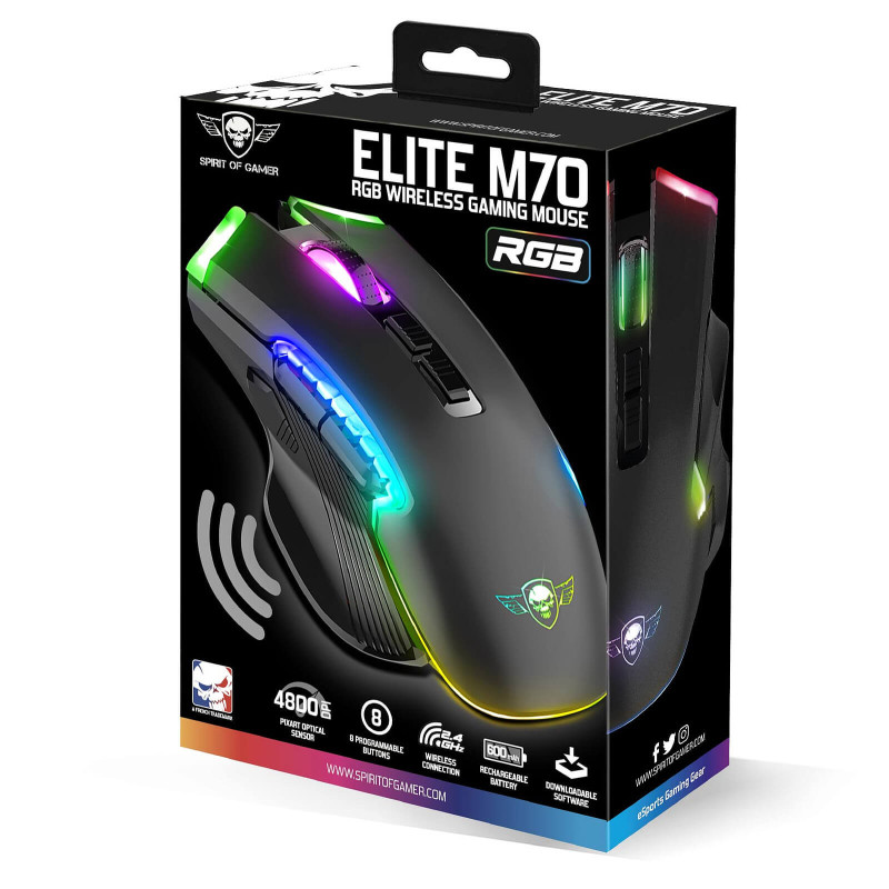 souris Sans Fil Gaming Spirit of Gamer ELITE-M70