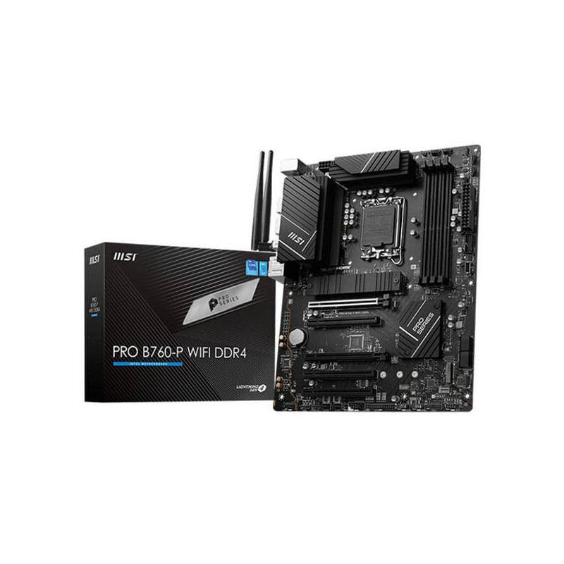 Carte Mère MSI PRO B760 P, WIFI DDR4, ATX