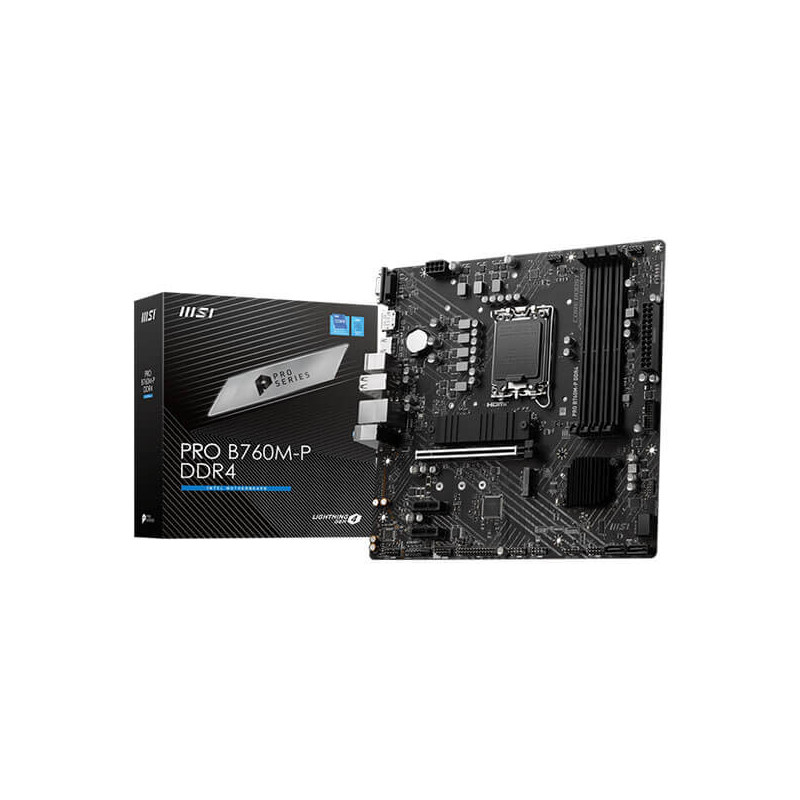 Carte Mère MSI PRO B760M-P, DDR4, mATX Carte Mère MSI PRO B760M-P, DDR4, mATX
