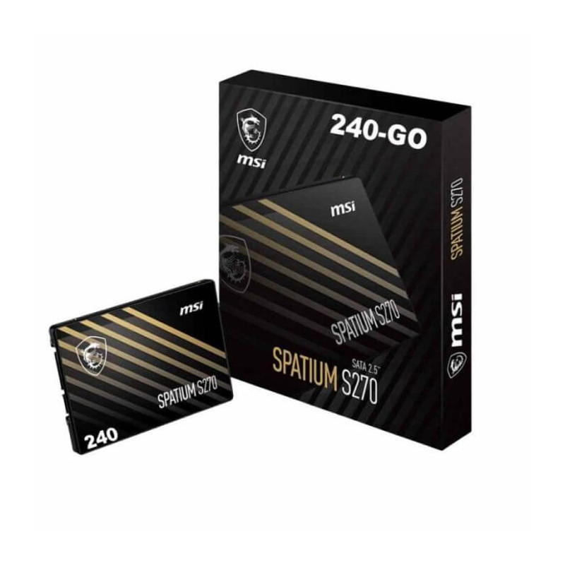 Disque dur SSD Sata 3 2.5" MSI Spatium S270 240Go
