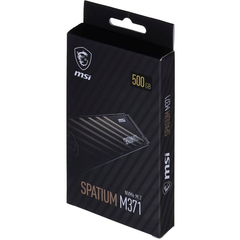 Disque dur SSD NVMe M.2 MSI SPATIUM M371 500Go