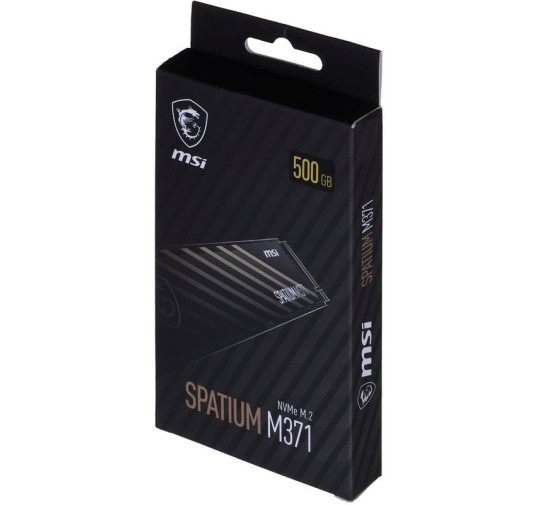 Disque dur SSD NVMe M.2 MSI SPATIUM M371 500Go