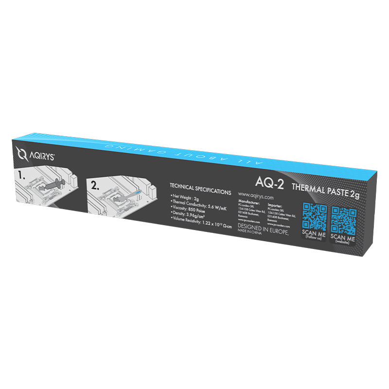 Pate thermique AQIRYS AQ-2 -2gr Pate thermique AQIRYS AQ-2 -2gr