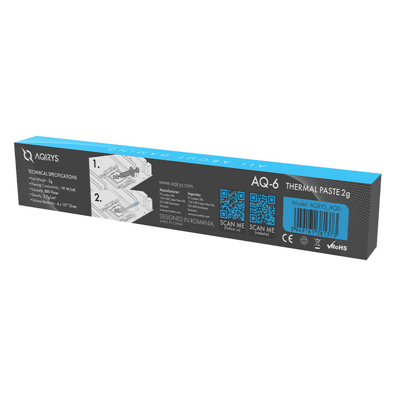 Pate thermique AQIRYS AQ-6 -2gr