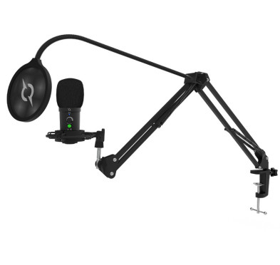 MICROPHONE AQIRYS Voyager - Filaire USB - Noir