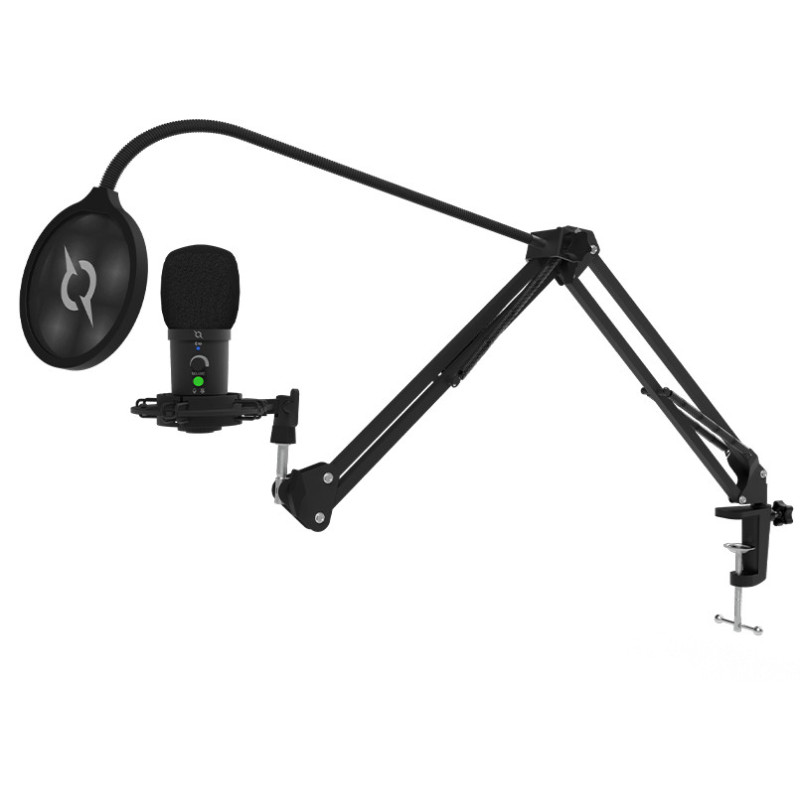 MICROPHONE AQIRYS Voyager - Filaire USB - Noir