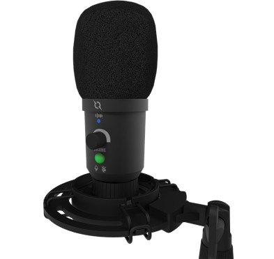 MICROPHONE AQIRYS Voyager - Filaire USB - Noir