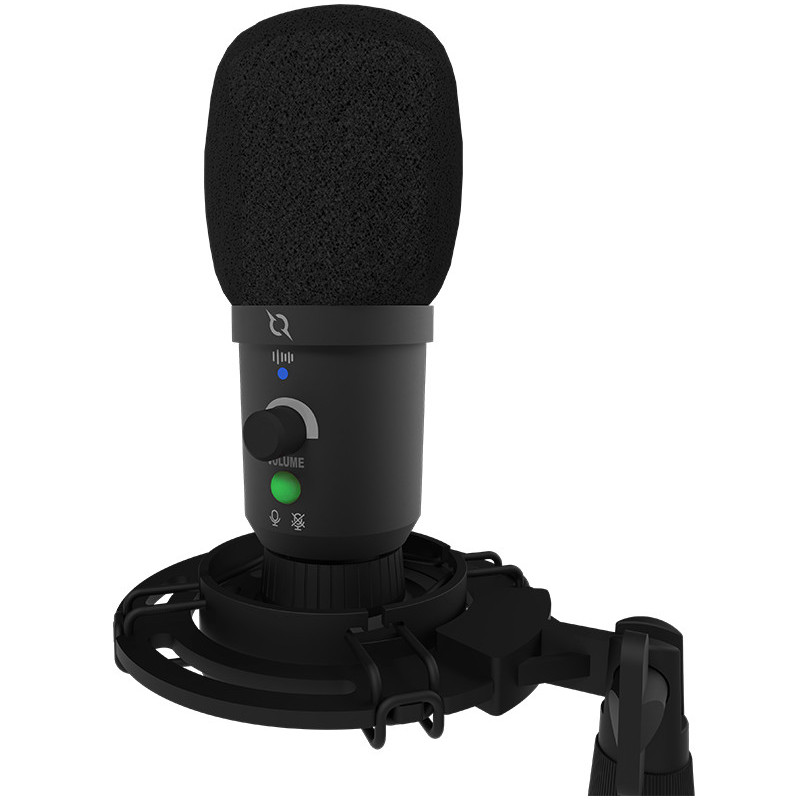 MICROPHONE AQIRYS Voyager - Filaire USB - Noir