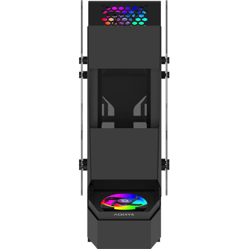 Boitier AQIRYS Pollux - Midi tour - ATX - 3 Fans -ARGB -Black Boitier AQIRYS Pollux - Midi tour - ATX - 3 Fans -ARGB -Black