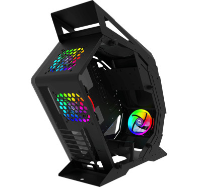 Boitier AQIRYS Pollux - Midi tour - ATX - 3 Fans -ARGB -Black