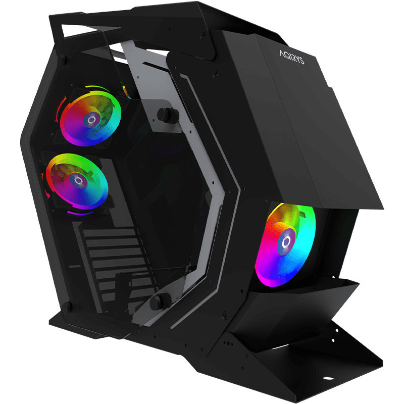Boitier AQIRYS Pollux - Midi tour - ATX - 3 Fans -ARGB -Black Boitier AQIRYS Pollux - Midi tour - ATX - 3 Fans -ARGB -Black