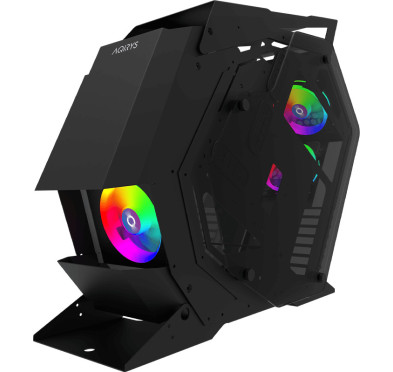 Boitier AQIRYS Pollux - Midi tour - ATX - 3 Fans -ARGB -Black