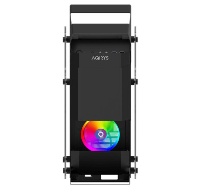 Boitier AQIRYS Pollux - Midi tour - ATX - 3 Fans -ARGB -Black